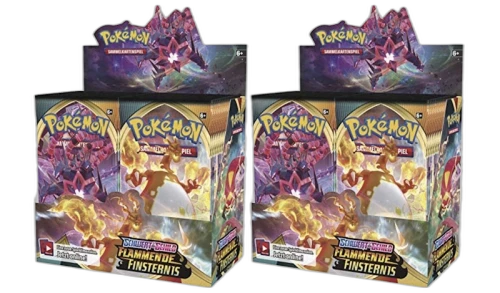 Pokémon TCG Schwert & Schild Flammende Finsternis Booster Box 2x Lot
