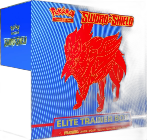 2020 Pokemon TCG Sword & Shield Elite Trainer Box Zamazenta