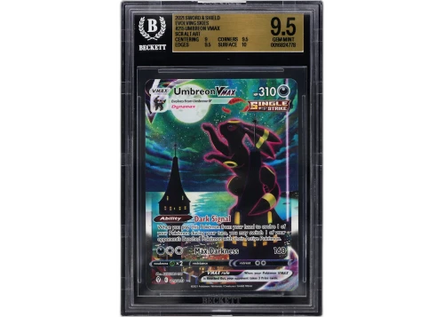 2021 Pokémon Evolving Skies Umbreon VMAX Alternate Art Secret Rare #215 BGS 9.5