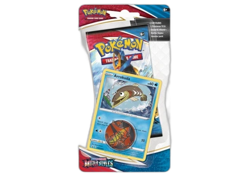 2021 Pokémon Sword & Shield Battle Styles Checklane (Arrokuda) Blister Pack