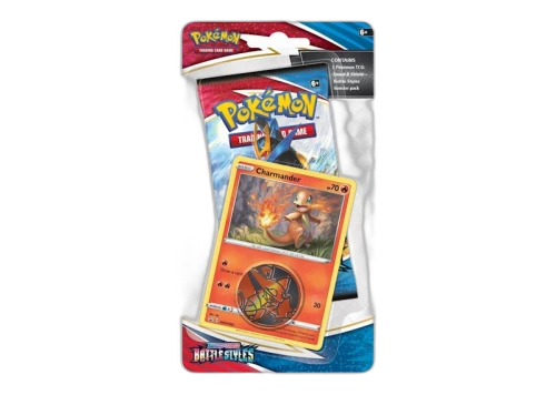 2021 Pokémon Sword & Shield Battle Styles Checklane (Charmander) Blister Pack