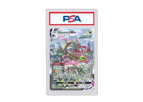 2021 Pokémon Sword & Shield Evolving Skies 218 Full Art/Rayquaza VMax Secret (PSA or BGS Graded)