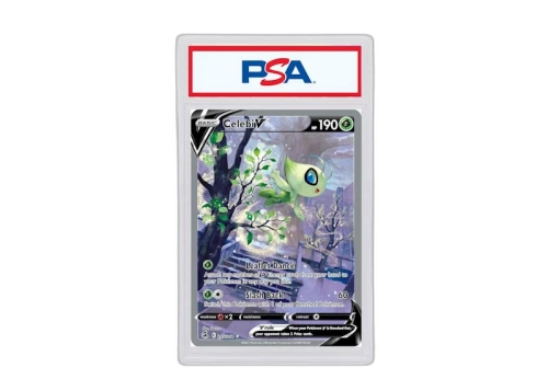 2021 Pokemon Sword & Shield Fusion Strike 245 Full Art/Celebi V (PSA or BGS Graded)