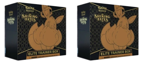 Pokémon TCG Sword & Shield Shining Fates Elite Trainer Box 2X Lot