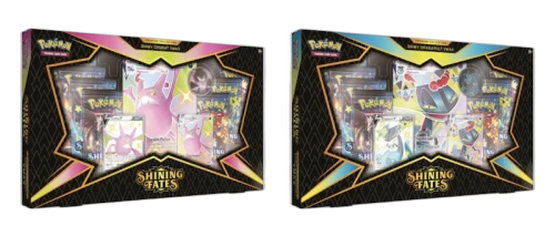 Pokémon TCG Sword & Shield Shining Fates Premium Collection 2X Lot Shiny Crobat VMAX/Shiny Dragapult VMAX