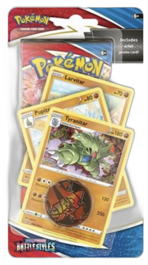 Pokémon TCG Sword & Shield Battle Styles Premium Checklane Blister Tyranitar