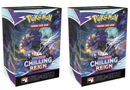 Pokémon TCG Sword & Shield Chilling Reign Build & Battle Box 2x Lot