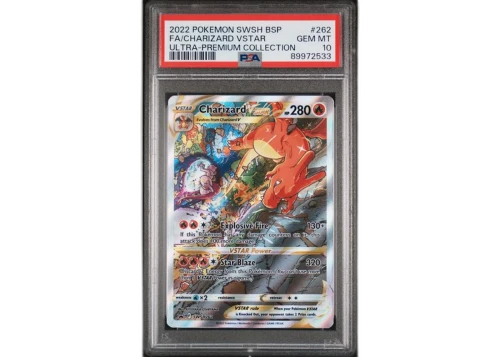 2022 Pokémon Black Star Promo Charizard VSTAR Ultra-Premium Collection #262 PSA 10
