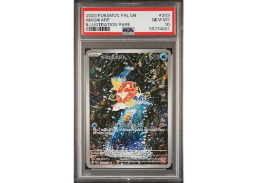 2023 Pokémon Paldea Evolved Magikarp Illustration Rare #203 PSA 10