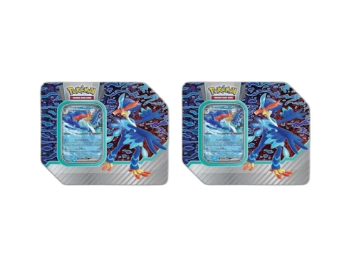 2023 Pokémon Pokémon TCG Paldea Partners Quaquaval EX Tin (English) 2x Lot
