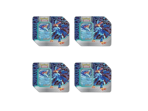 2023 Pokémon Pokémon TCG Paldea Partners Quaquaval EX Tin (English) 4x Lot