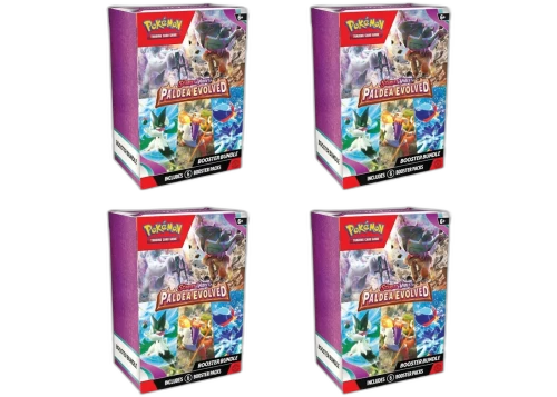 2023 Pokémon Scarlet and Violet Paldea Evolved Booster Bundle 4x Lot