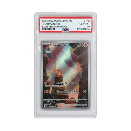 2023 Pokémon Scarlet & Violet 151 Charmander Special Illustration Rare #168/165 (PSA 10)