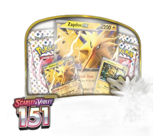 2023 Pokèmon Scarlet & Violet 151 Zapdos ex Box