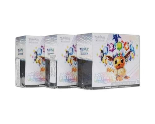 2024 Pokémon Scarlet & Violet Prismatic Evolutions Elite Trainer Box 3x Lot