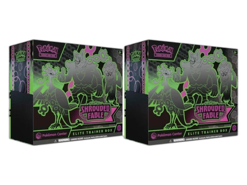 2024 Pokémon Scarlet & Violet Shrouded Fable Pokémon Center Elite Trainer Box 2x Lot