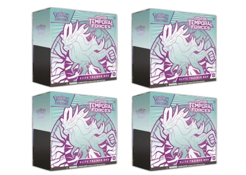 2024 Pokémon Scarlet & Violet Temporal Forces (Walking Wake) Elite Trainer Box 4x Lot