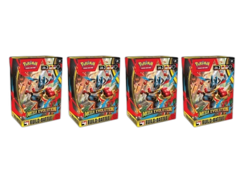 2025 Pokémon Mega Evolution Build & Battle Display Box 4x Lot