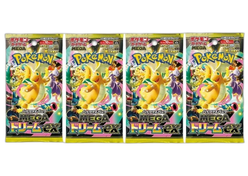 2025 Pokémon Mega Dream ex Japanese High Class Booster Pack M2a 4x Lot