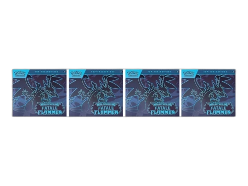 2025 Pokémon Mega Evolution Fateful Flames Elite Trainer Box (German) 4x Lot