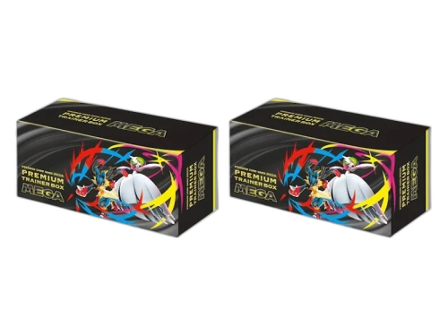 2025 Pokémon Mega Evolution Mega Brave & Mega Symphonia Premium Trainer Box 2x Lot