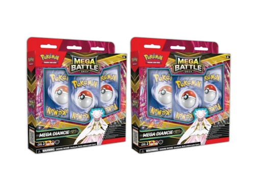 2025 Pokémon Mega Evolution Mega Diancie ex Metal Battle Deck 2x Lot