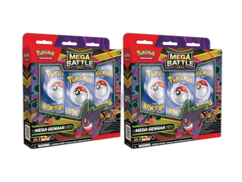 2025 Pokémon Mega Evolution Mega Gengar ex Metal Battle Deck 2x Lot