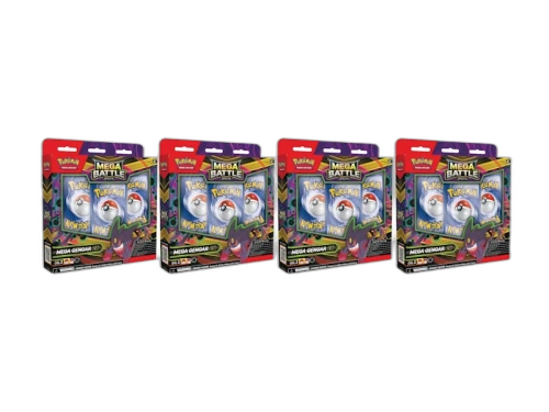 2025 Pokémon Mega Evolution Mega Gengar ex Metal Battle Deck 4x Lot