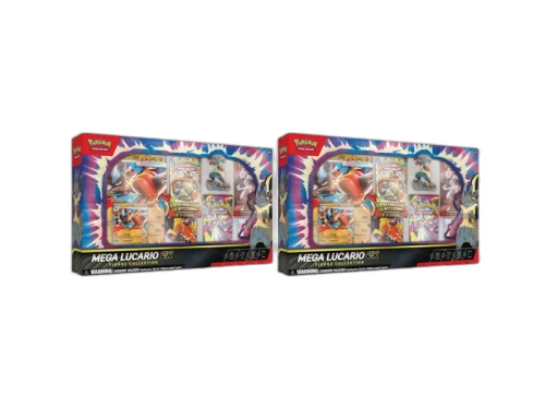 2025 Pokémon Mega Evolution Mega Lucario ex Figure Collection Box 2x Lot