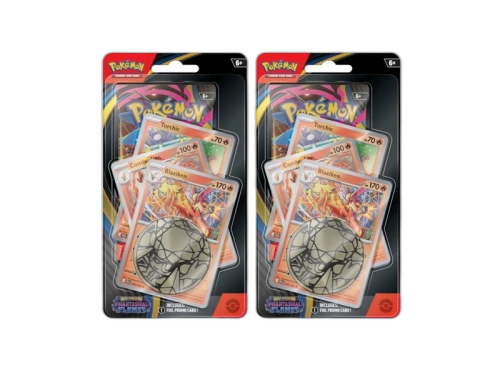 2025 Pokémon Mega Evolution Phantasmal Flames Blaziken Blister Pack 2x Lot