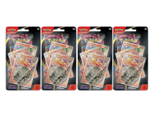 2025 Pokémon Mega Evolution Phantasmal Flames Blaziken Blister Pack 4x Lot