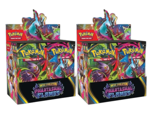 2025 Pokémon Mega Evolution Phantasmal Flames Booster Box 2x Lot