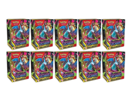 2025 Pokémon Mega Evolution Phantasmal Flames Build & Battle Box 10x Lot
