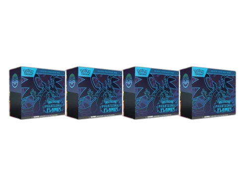 2025 Pokémon Mega Evolution Phantasmal Flames Elite Trainer Box 4x Lot