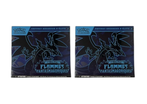 2025 Pokémon Mega Evolution Phantasmal Flames Elite Trainer Box French Version 2x Lot