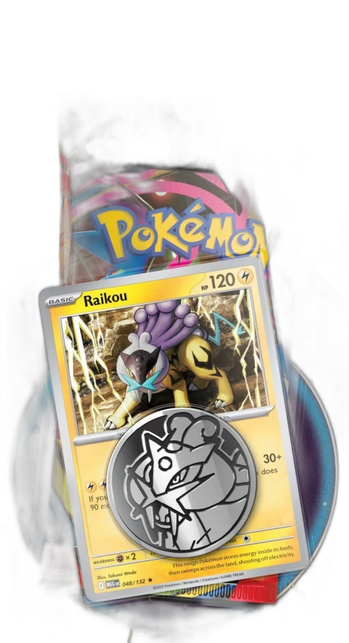 2025 Pokémon Mega Evolution Raikou 2 Booster Blister Pack 2x Lot