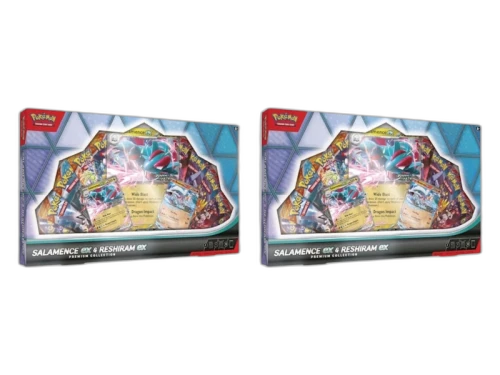 2025 Pokémon Mega Evolution Salamence & Reshiram EX Premium Collection Box 2x Lot