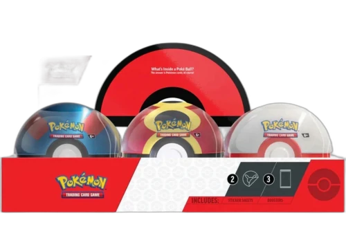 2025 Pokémon Poke Ball Winter 6 Tin Case (Box not Required)
