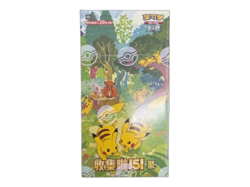 2025 Pokémon Scarlet and Violet Collect 151 Garthering (151C) Jumbo Pack Booster Box (Simplified Chinese)