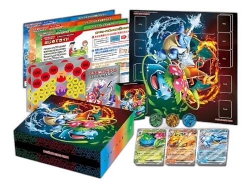 2025 Pokémon Scarlet and Violet EX Venusaur & Charizard & Blastoise Special Deck Set (Japanese)