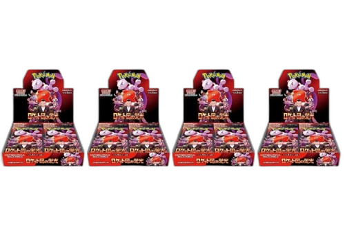 2025 Pokémon Scarlet and Violet Glory of Team Rocket SV10 Booster Box 4x Lot (Japanese)