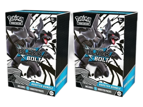 2025 Pokémon Scarlet & Violet Black Bolt Booster Bundle 2x Lot