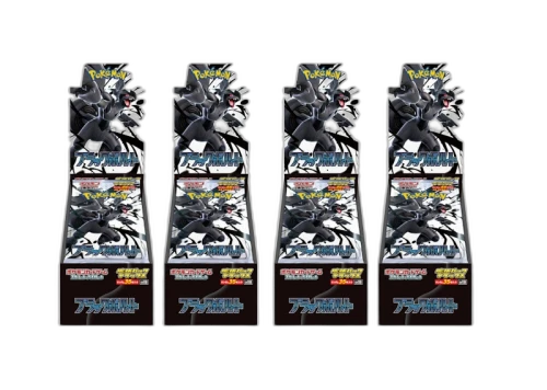 2025 Pokémon Scarlet & Violet Black Bolt Deluxe Box 4x Lot (Japanese)