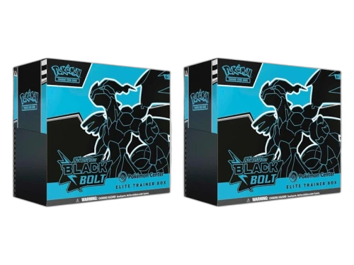 2025 Pokémon Scarlet & Violet Black Bolt Pokemon Center Elite Trainer Box 2x Lot