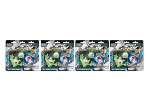 2025 Pokémon Scarlet & Violet Black Bolt Tech Sticker Collection Blister Pack 4x Lot