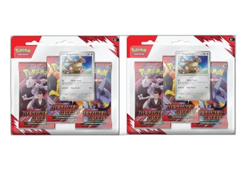 2025 Pokémon Scarlet & Violet Destined Rivals 3 Pack Blister Pack 2x Lot