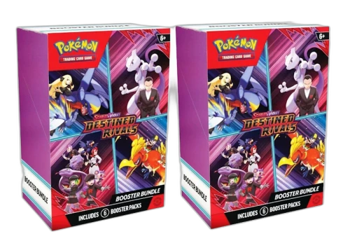 2025 Pokémon Scarlet & Violet Destined Rivals Booster Bundle 2x Lot