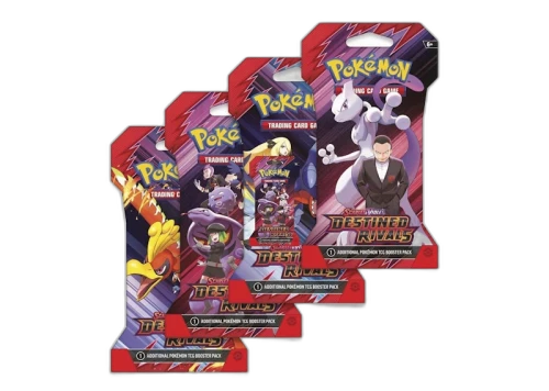 2025 Pokémon Scarlet & Violet Destined Rivals Booster Pack 4x Lot (Artwork May Vary)