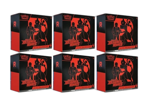 2025 Pokémon Scarlet & Violet Destined Rivals Elite Trainer Box 6x Lot