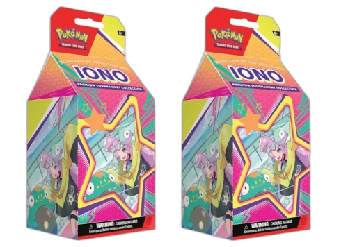 2025 Pokémon Scarlet & Violet Destined Rivals Iono Premium Tournament Collection 2x Lot
